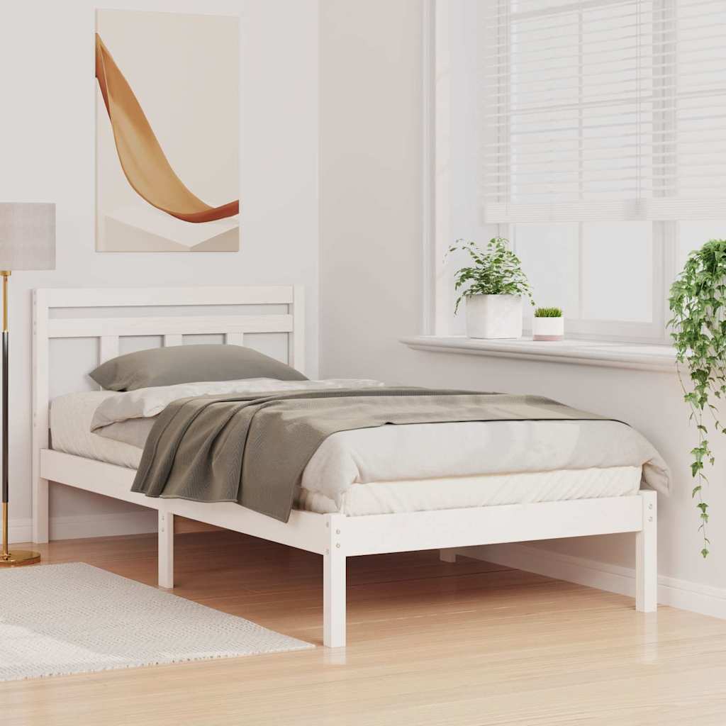 Estrutura da cama branco 100 x 200 cm