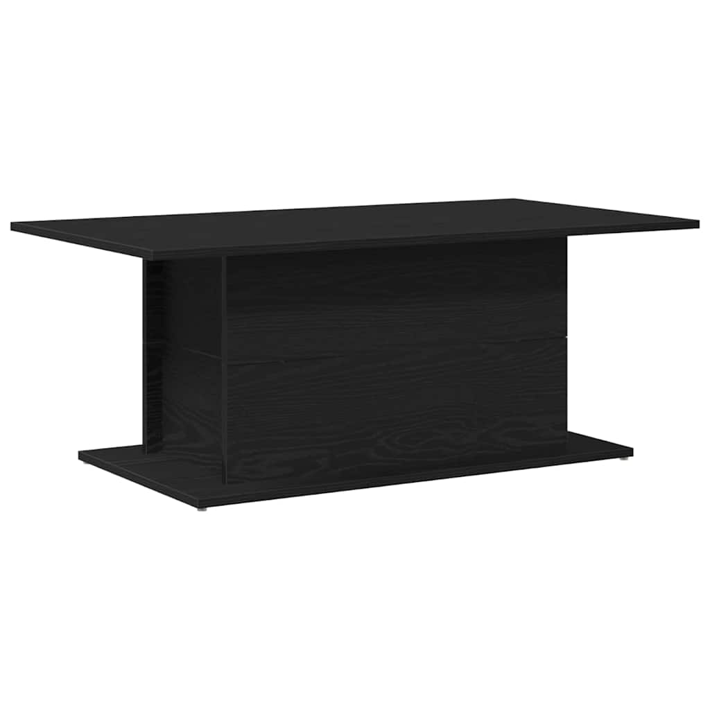 Mesa de centro carvalho preto 102 x 55,5 x 40 cm