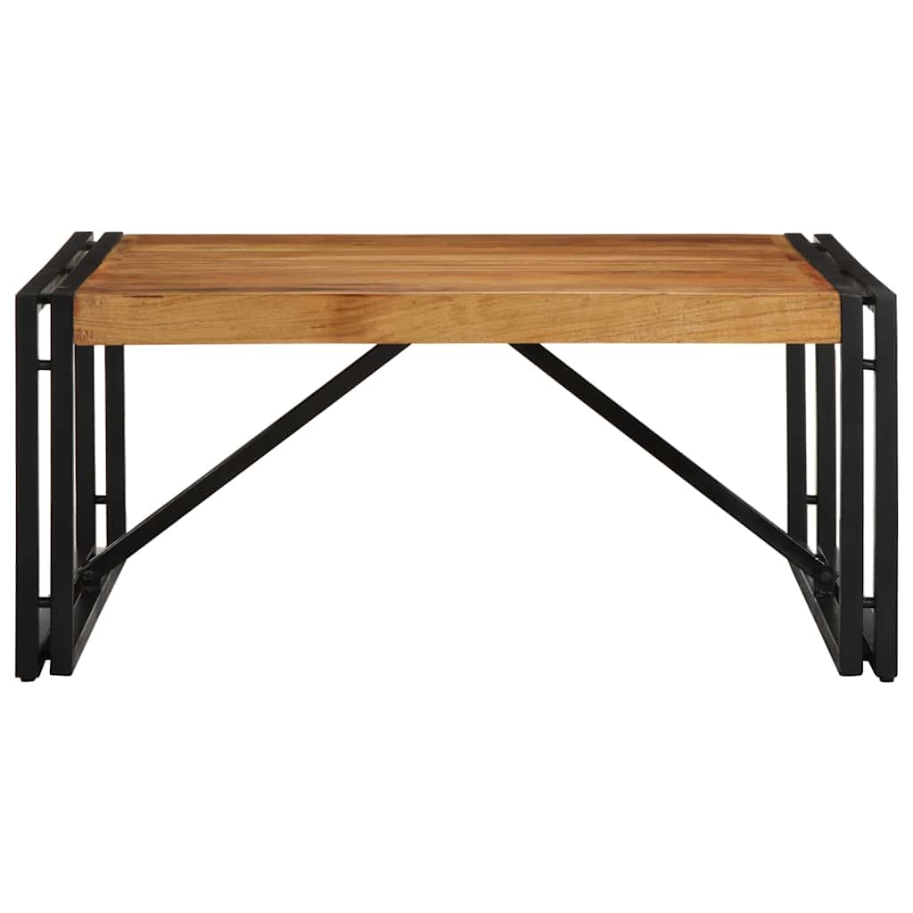 Mesa de centro 80x80x35 cm madeira de acácia maciça