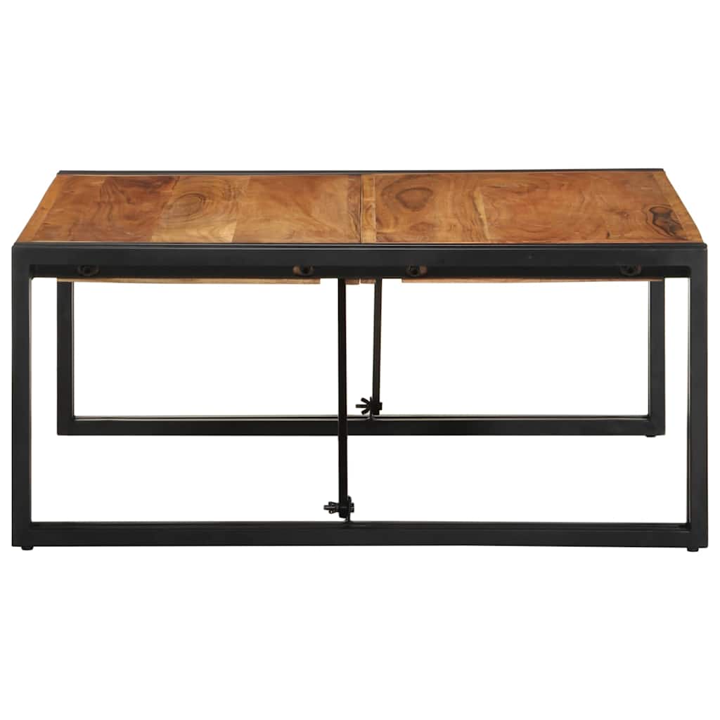 Mesa de centro 80x80x35 cm madeira de acácia maciça