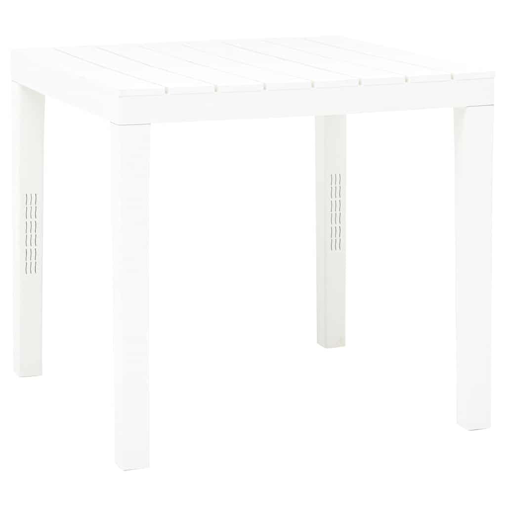 Mesa de jardim com 2 bancos plástico branco