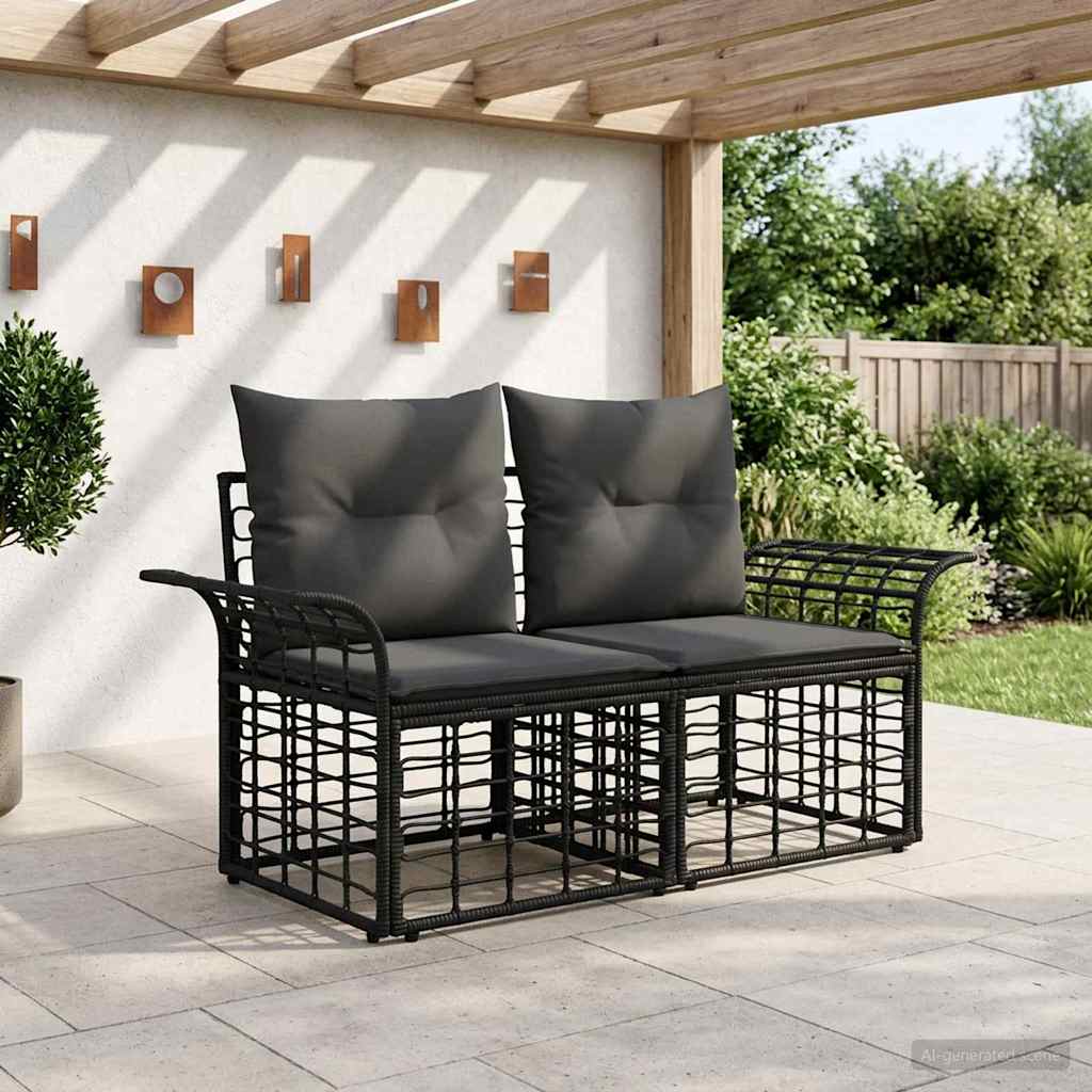 Loveseat ao ar livre 2 unid. 2-número de lugares
