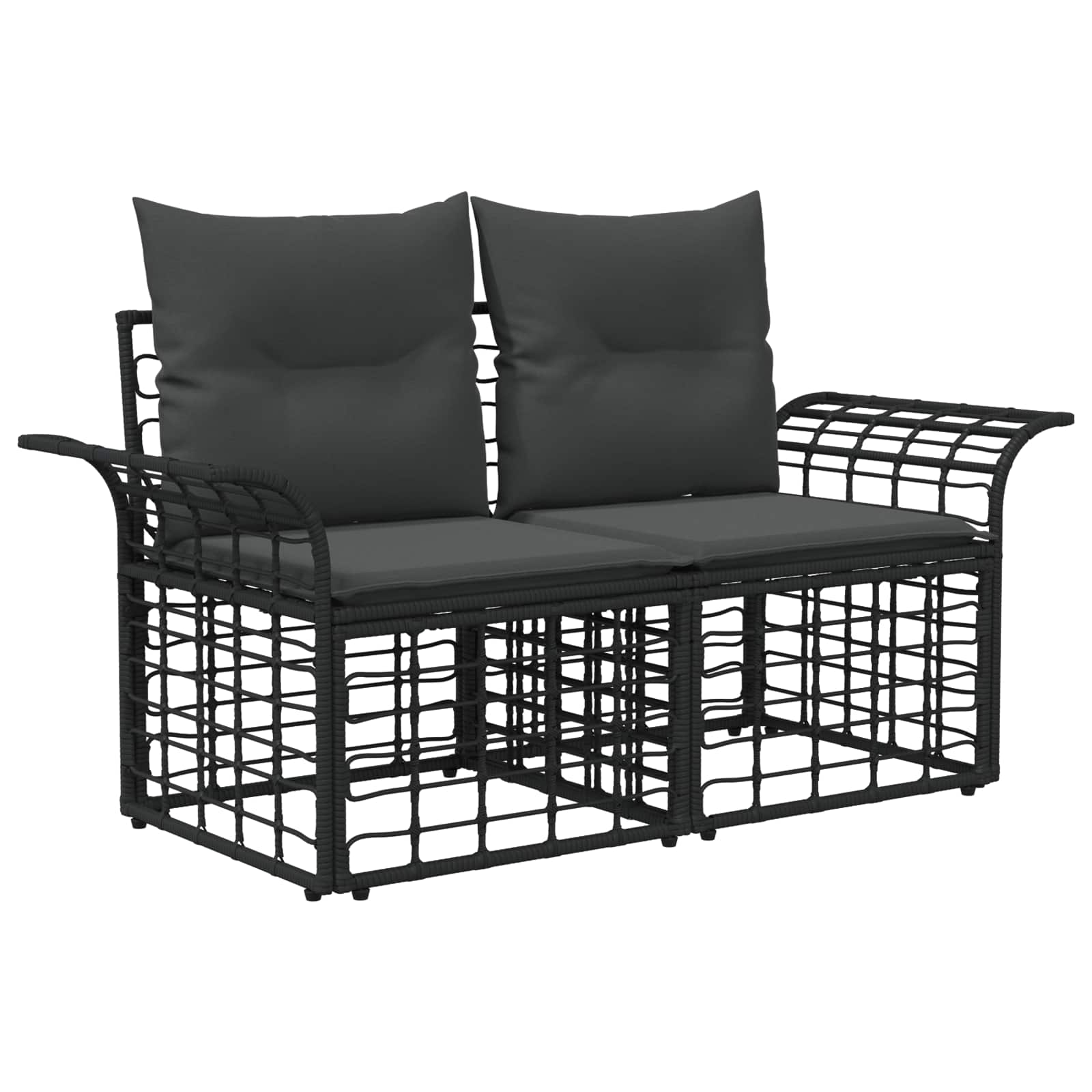Loveseat ao ar livre 2 unid. 2-número de lugares
