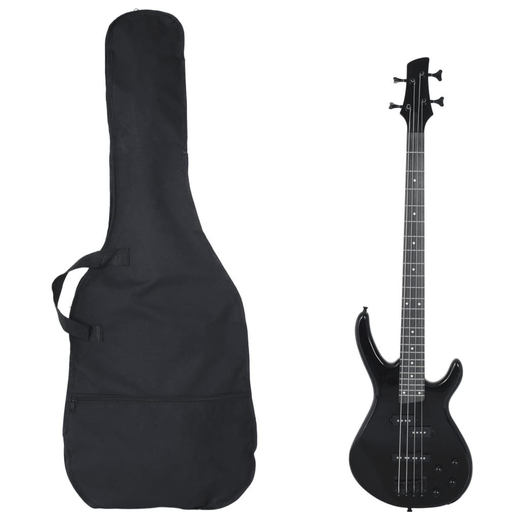 Baixo elétrico para iniciantes com saco 4/4 46" preto