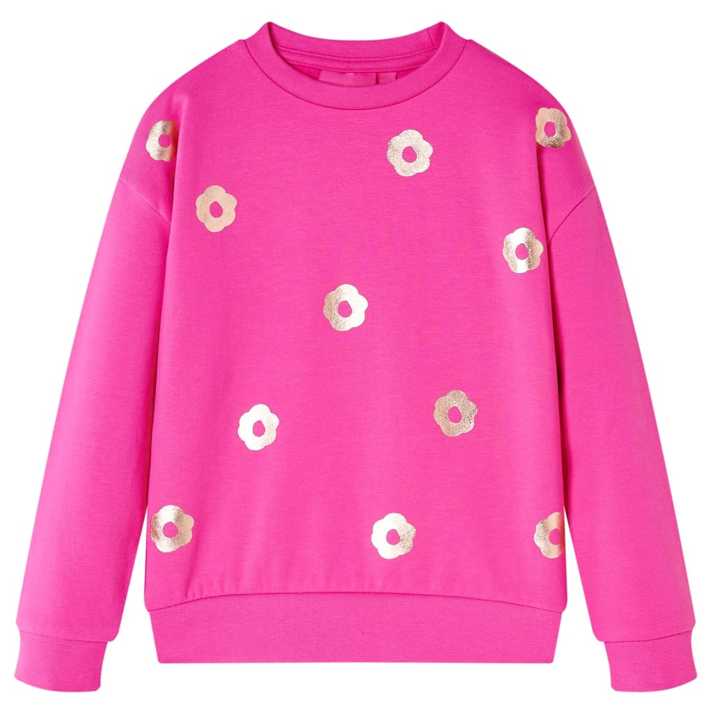 Sweatshirt para criança rosa-escuro 116