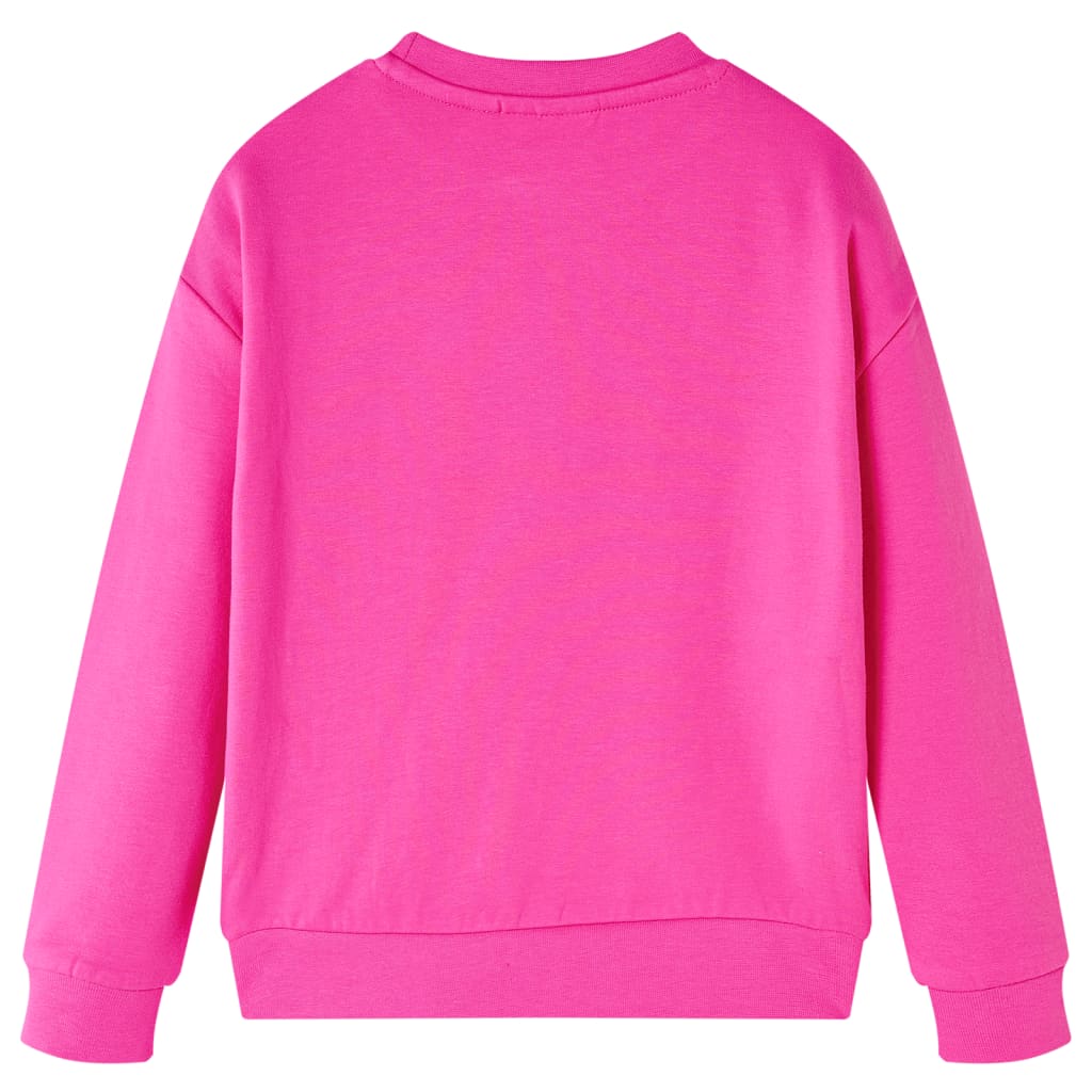 Sweatshirt para criança rosa-escuro 116