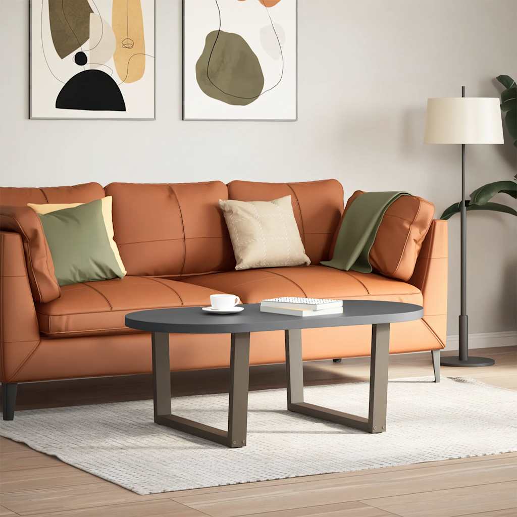 Pés para mesa de centro em formato de v, 2 peças, aço natural, 70x(42-43,3) cm, aço