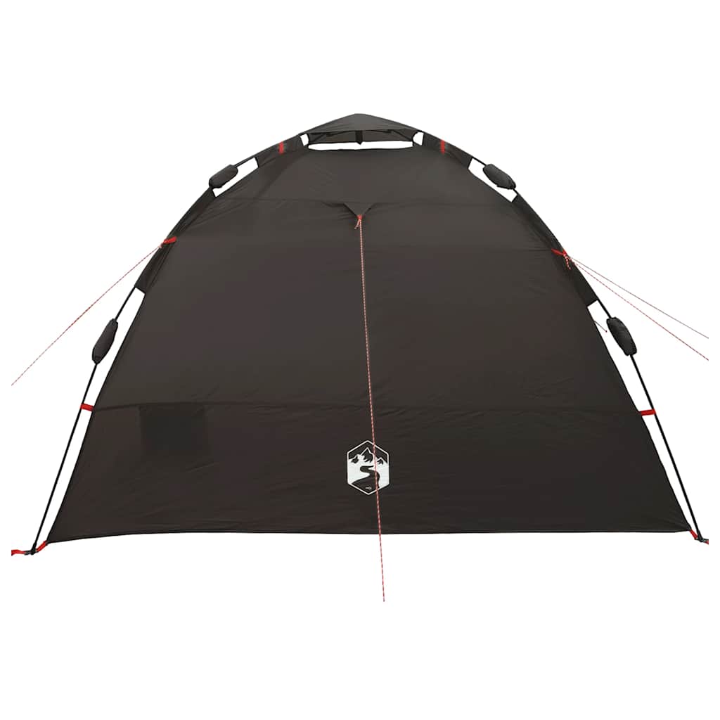 Tenda de pesca para 4 pessoas libertação rápida castanho