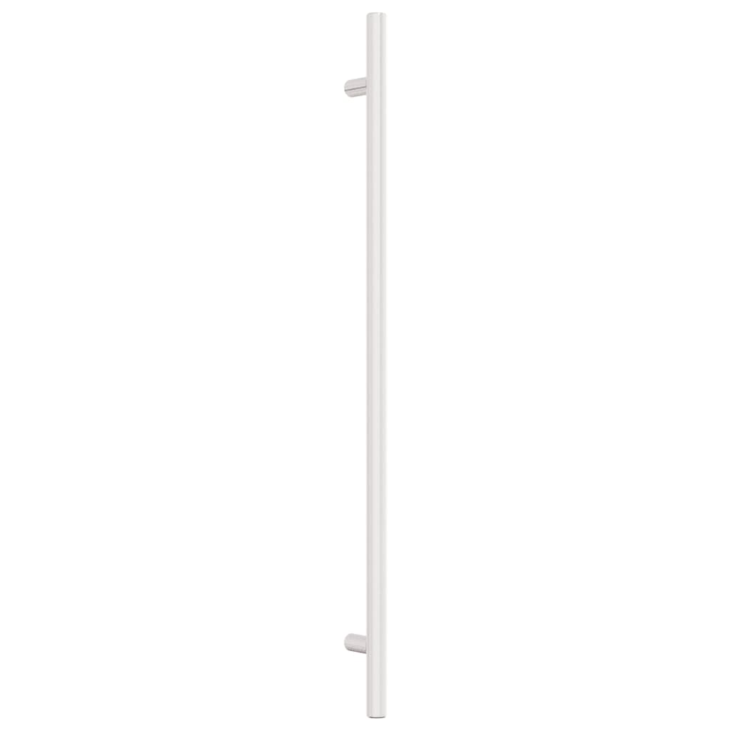 Puxadores para móveis 10 pcs 320 mm aço inoxidável prateado