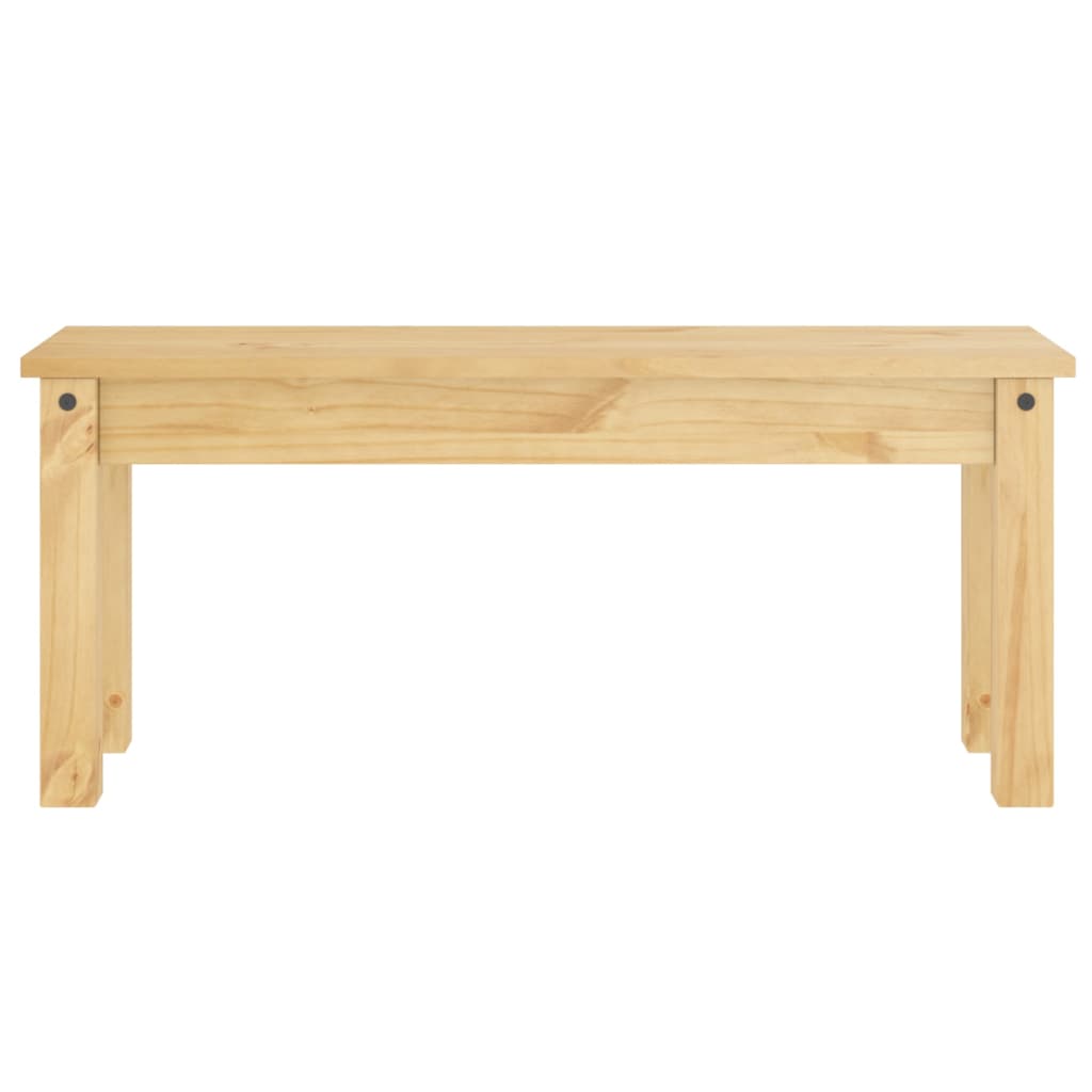 Banco panama 105x30x45 cm madeira de pinho maciça
