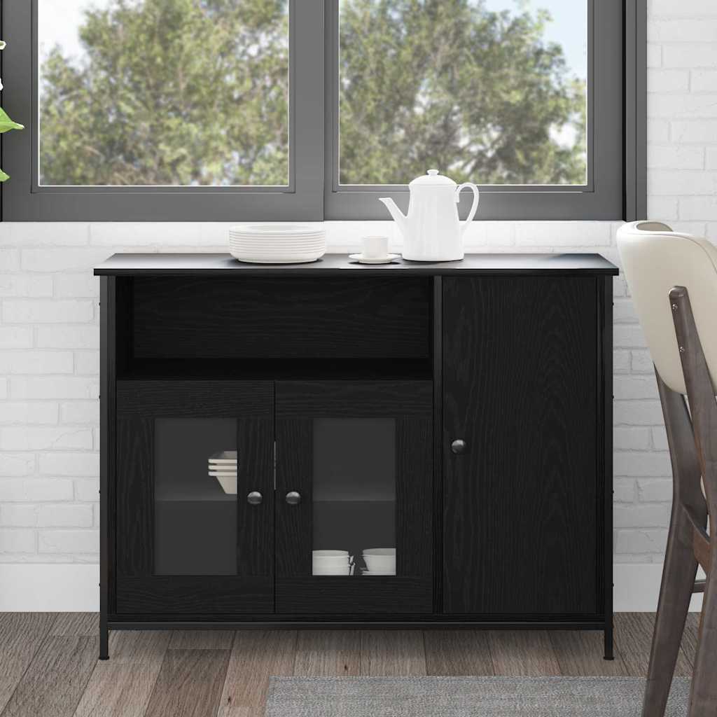Buffet carvalho preto 100 x 35 x 75 cm