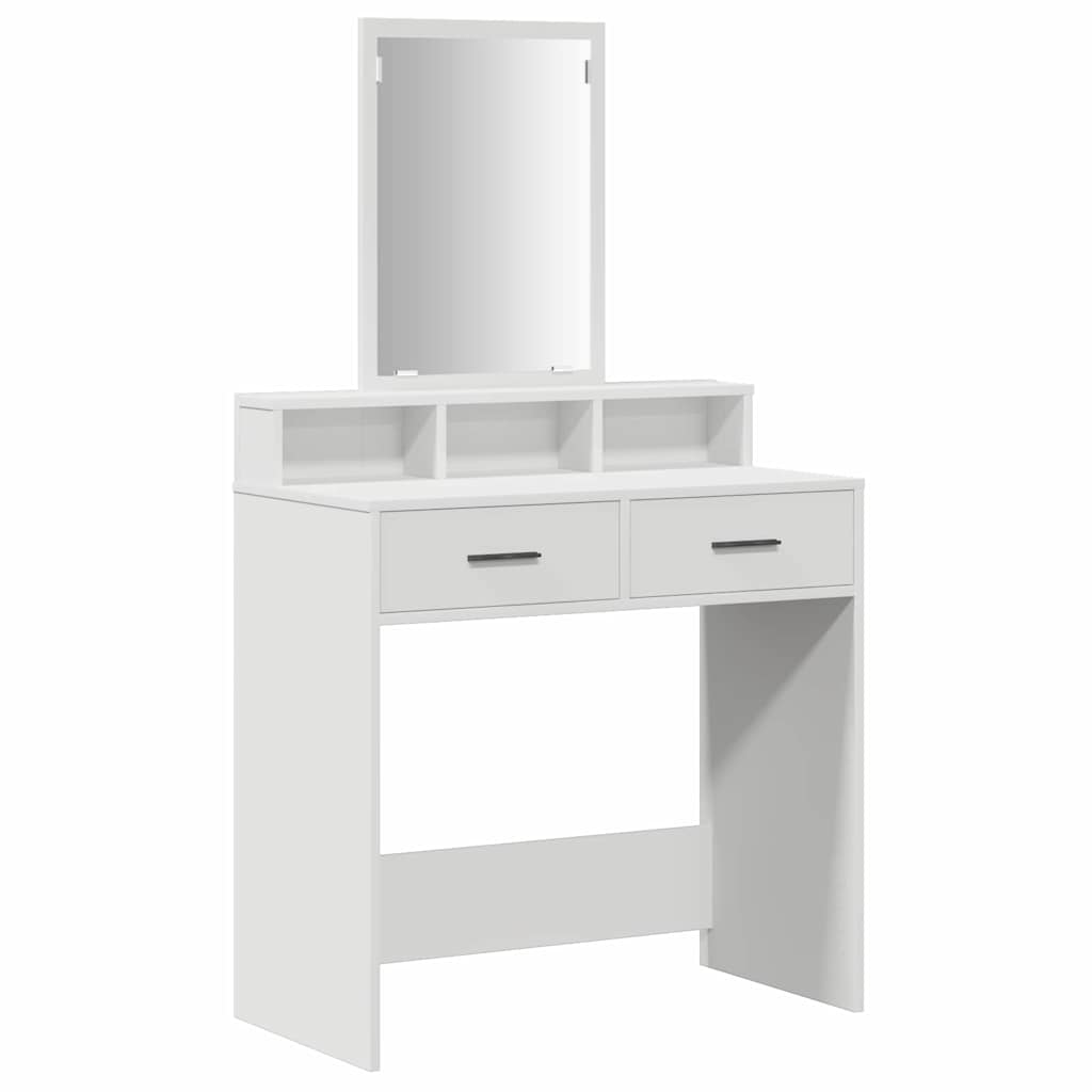 Mesa de vestir branco 79 x 41 x 140 cm derivados de madeira