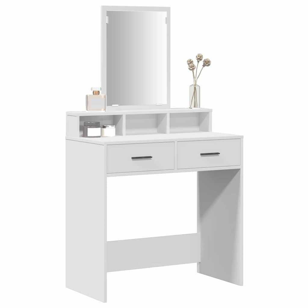 Mesa de vestir branco 79 x 41 x 140 cm derivados de madeira