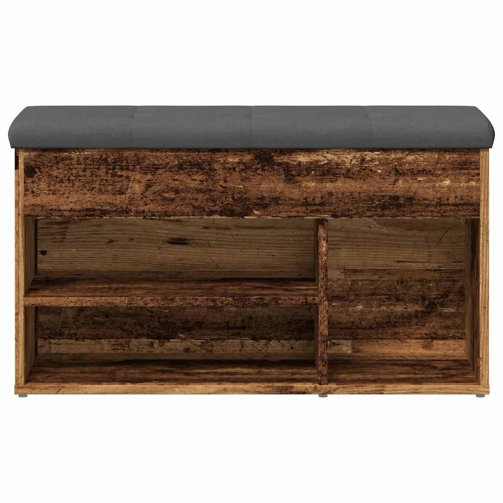 Banco sapateira 82x32x45,5 cm derivados madeira madeira velha