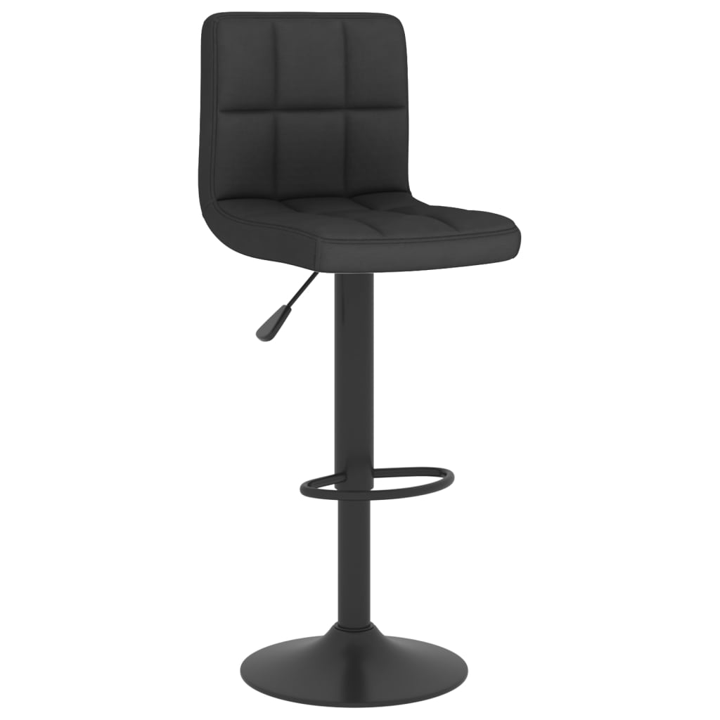 Bancos de bar 2 pcs tecido preto