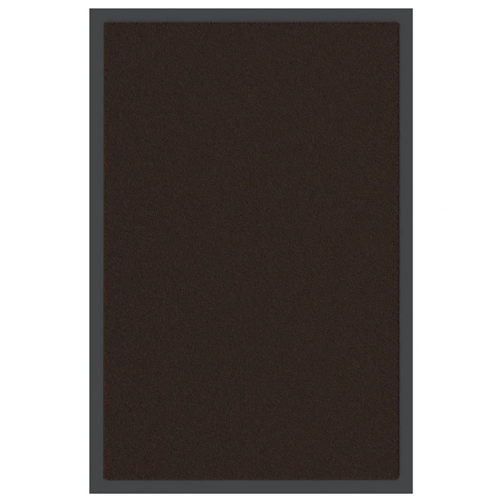 Tapete de porta 40x60 cm castanho