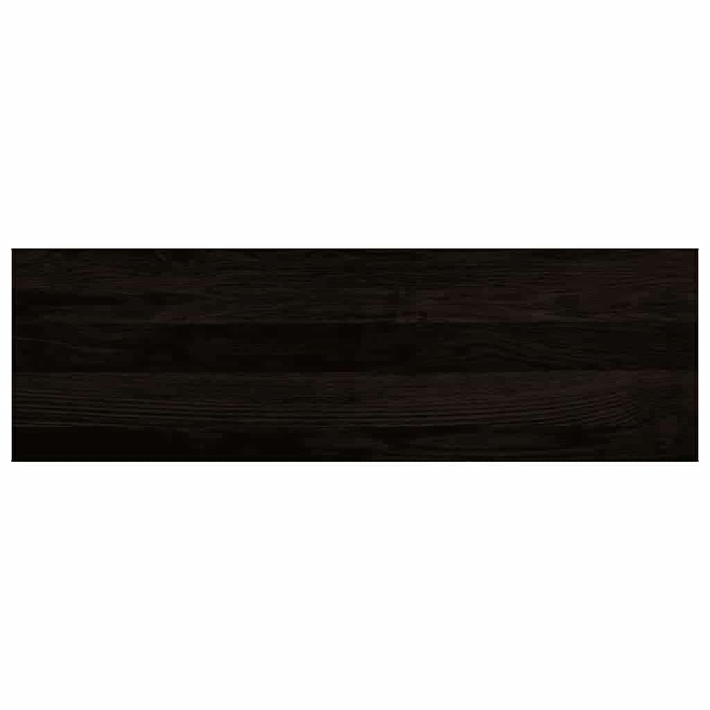 Tapetes de escada 16 pcs 80x25x2 cm carvalho castanho-preto