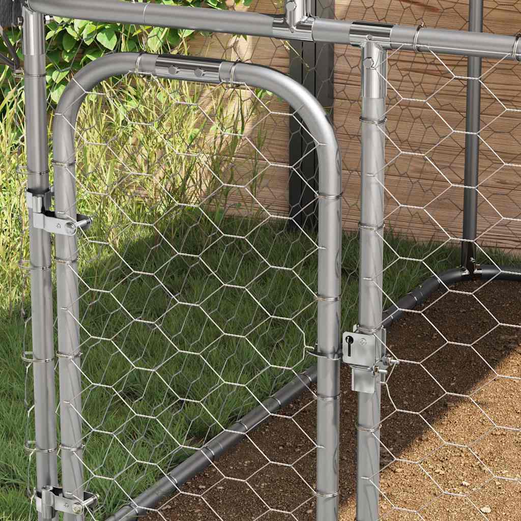 Canil de exterior com telhado 600x300x150 cm