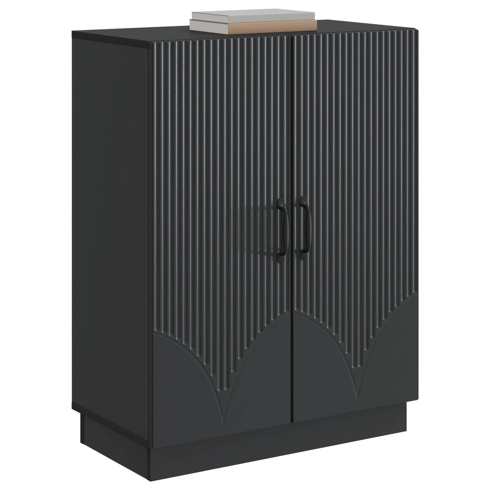 Buffet preto 66 x 34,5 x 87 cm derivados de madeira