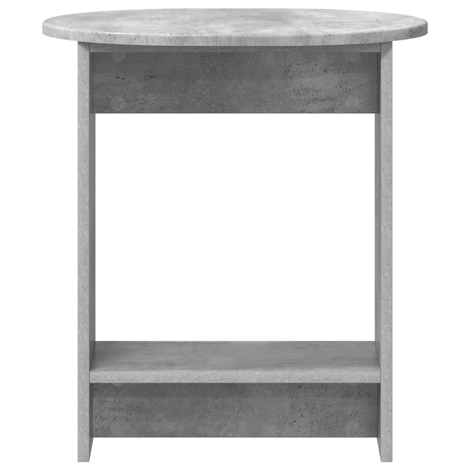 Mesa lateral cinzento cimento 50 x 39,5 x 55 cm