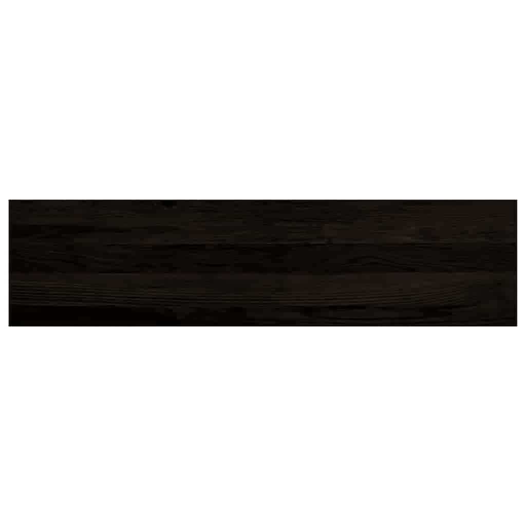 Tapetes de escada 12 pcs 100x30x2 cm carvalho castanho-preto