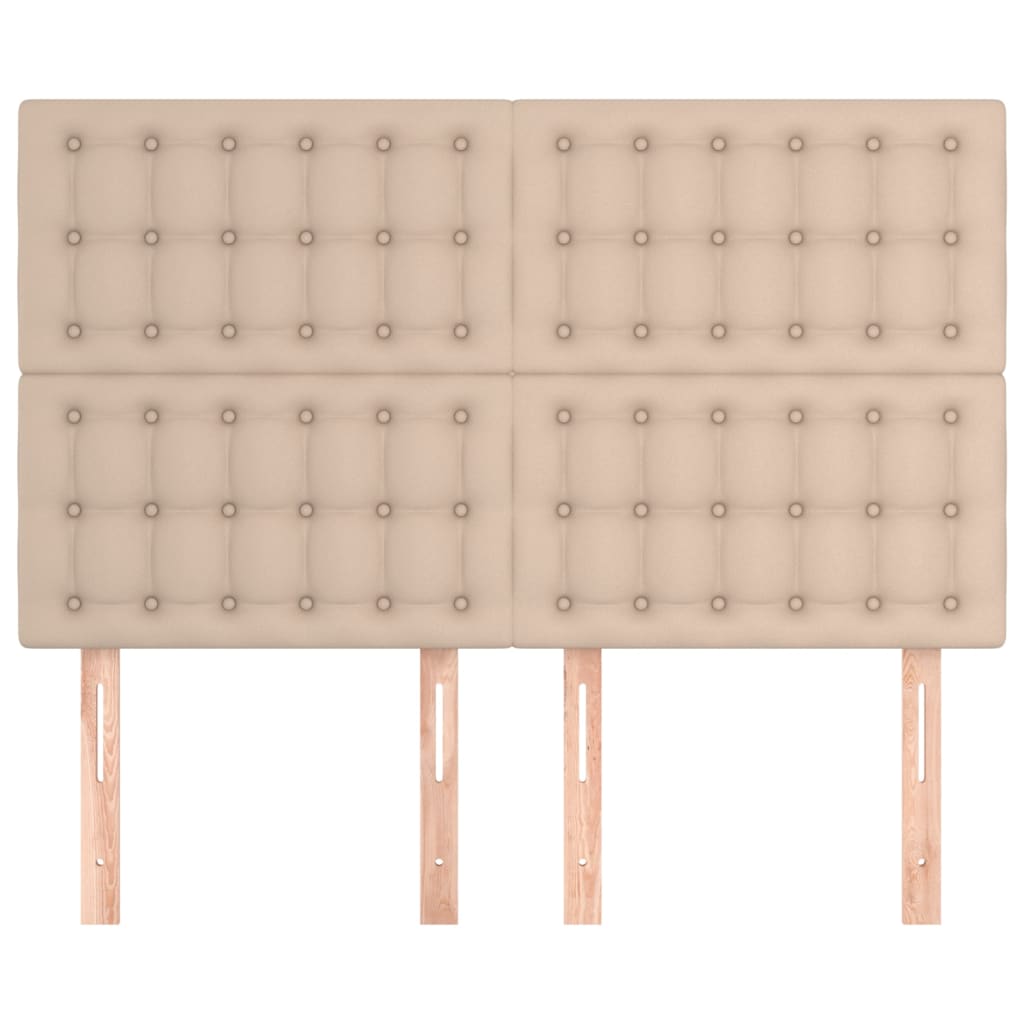 Cabeceira cappuccino 144x5x118/128 cm couro sintético