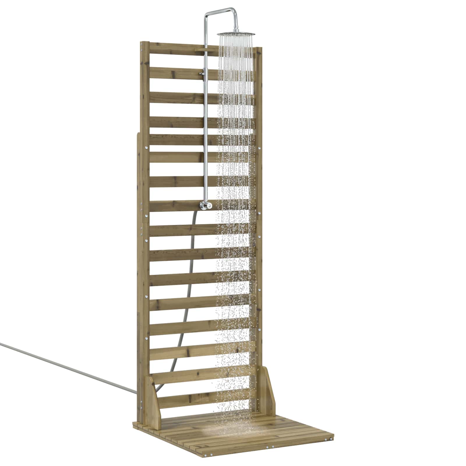 Chuveiro externo 225 cm natural