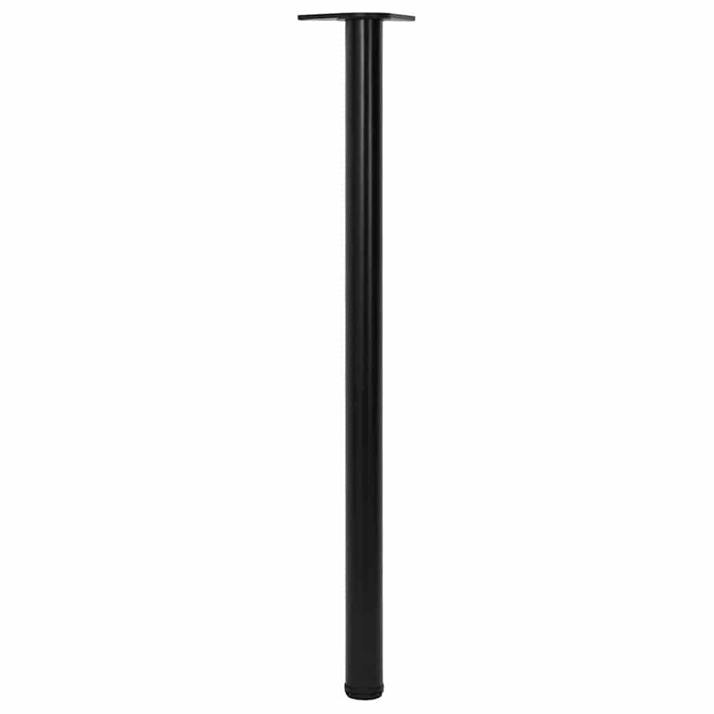 Pernas de mesa ajustáveis ​​em altura, 4pcs, preto, 1100 mm