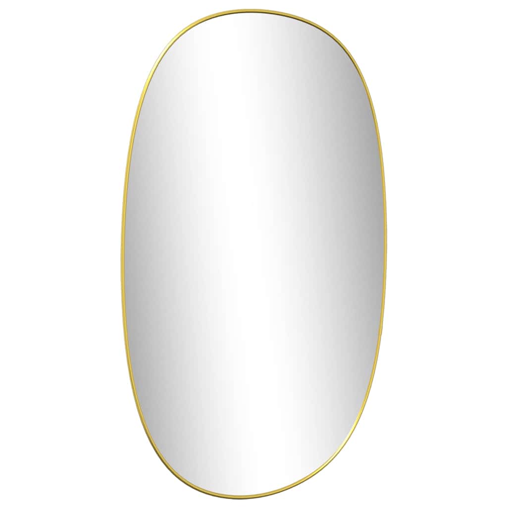 Espelho de parede 80x50 cm dourado