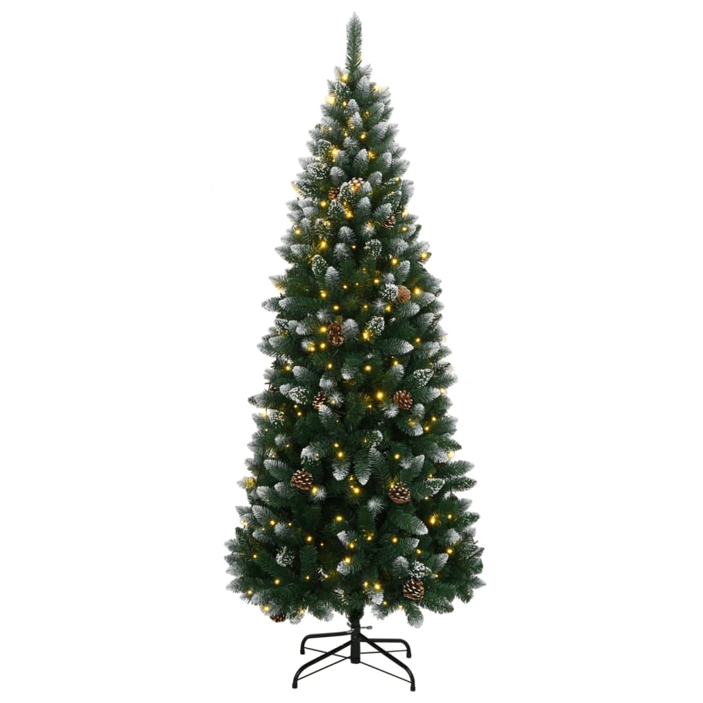 Árvore de natal artificial com 150 luzes LED 150 cm