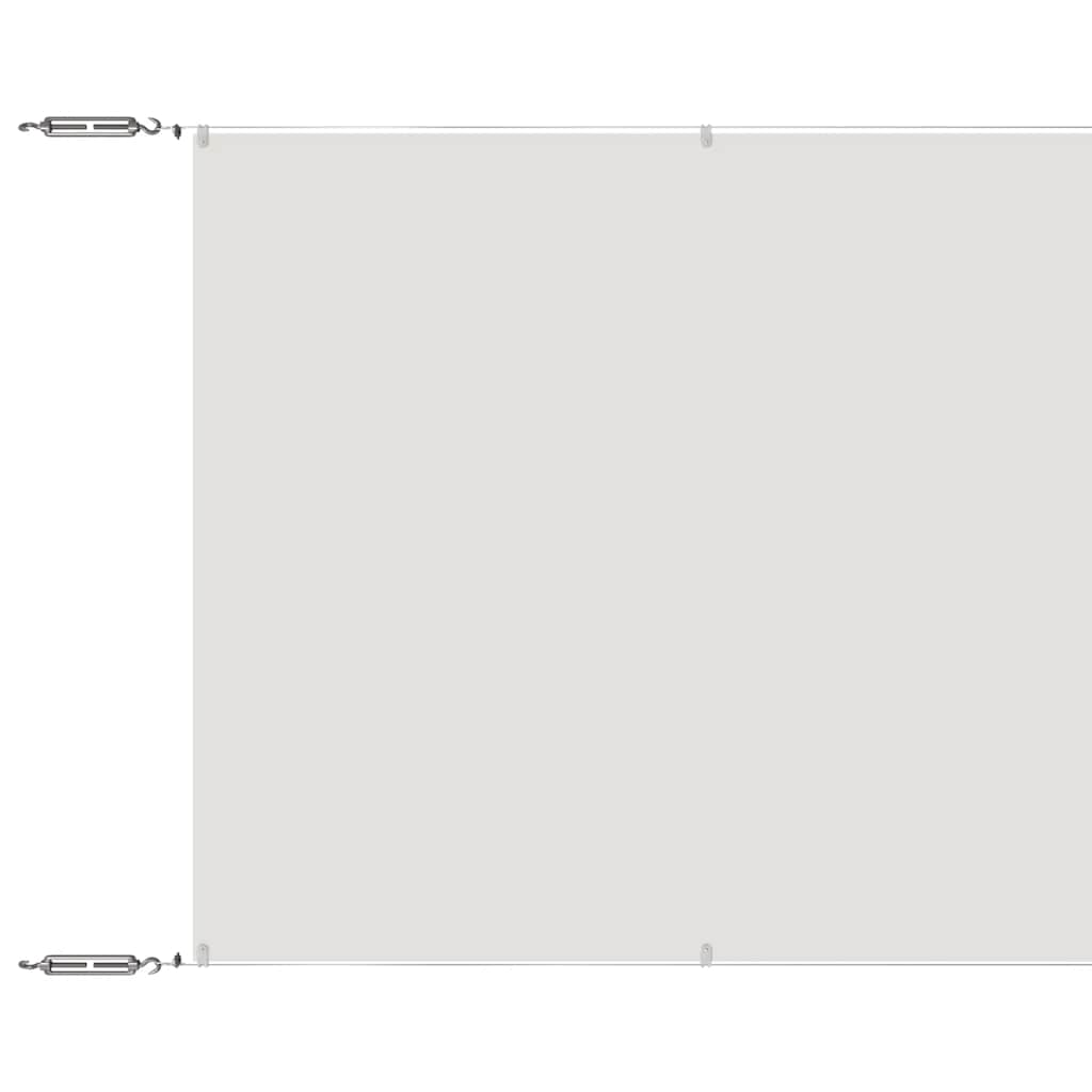 Toldo vertical 140x800 cm tecido oxford branco