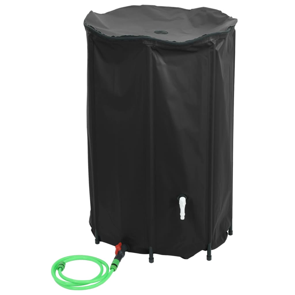 Depósito de água dobrável com torneira 1000 l PVC