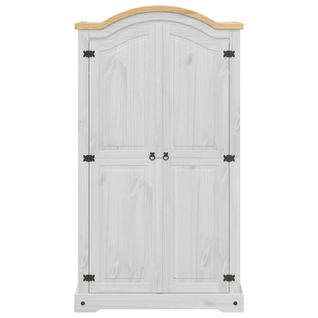 Roupeiro corona 102x52x186 cm madeira de pinho maciça