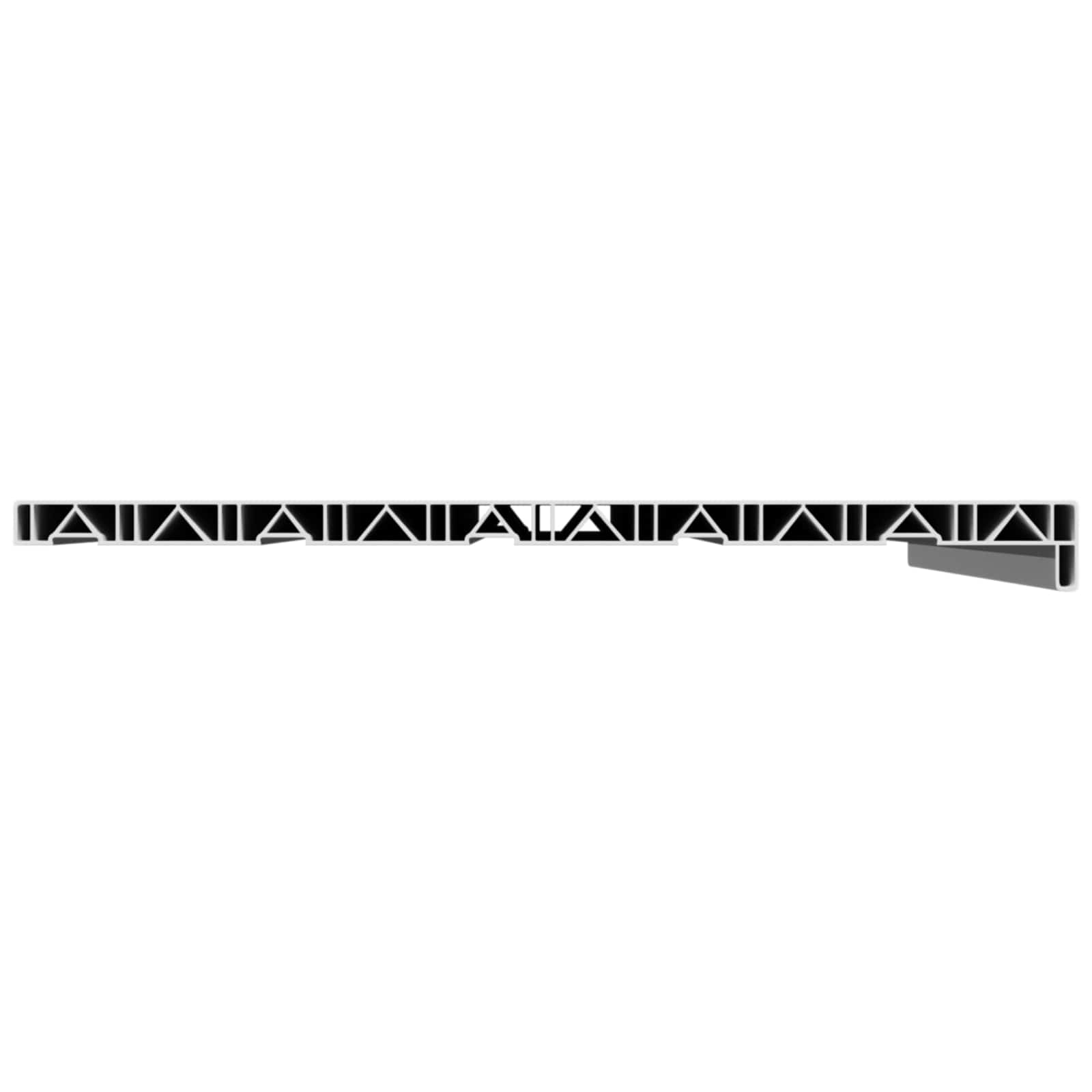 Soleira de janela branco 60 x 50 x 4,5 cm PVC