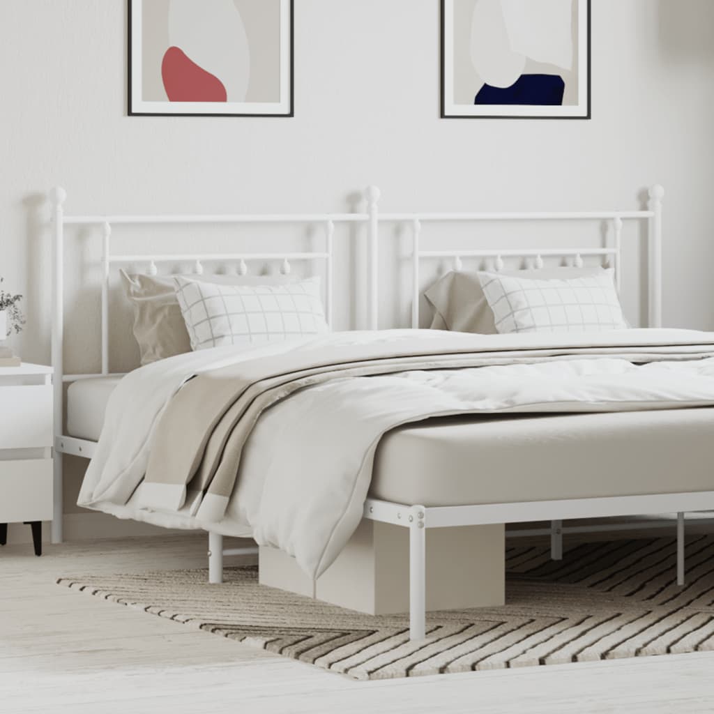 Cabeceira de substituição 200 cm metal branco