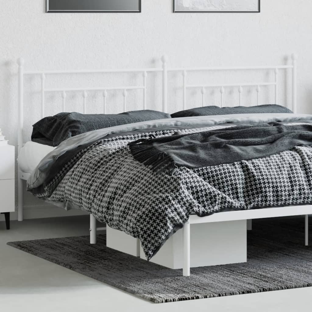 Cabeceira de substituição 200 cm metal branco