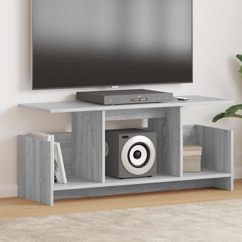 Suporte para TV 102 x 35 x 45 cm cinza sonoma