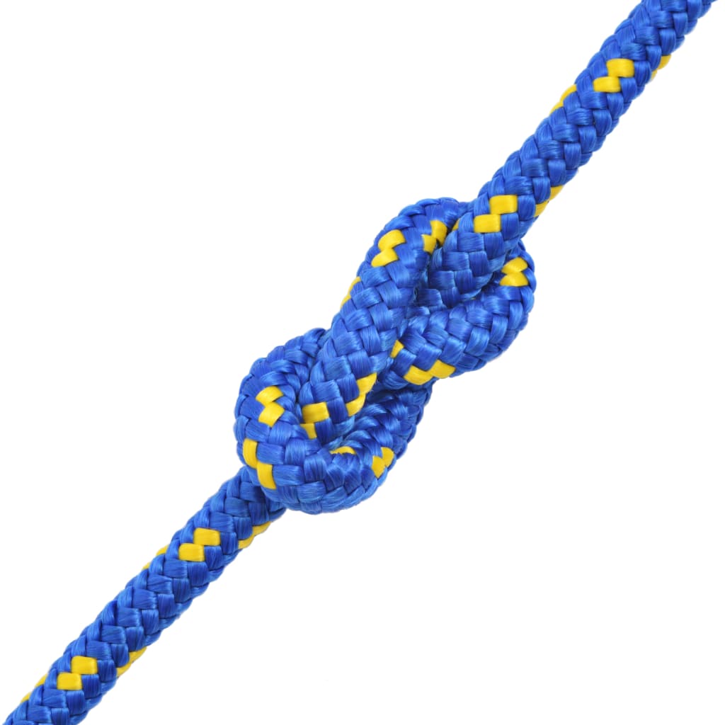 Corda náutica em polipropileno 18 mm 50 m azul