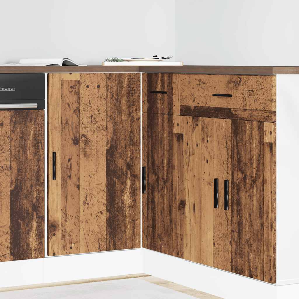 Armário base para pia “lyon” derivados madeira madeira velha