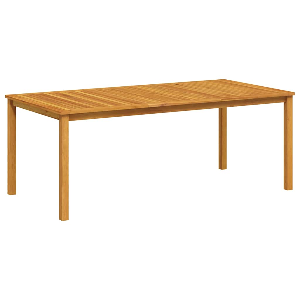 Mesa de jardim 200x100x74 cm madeira de acácia maciça