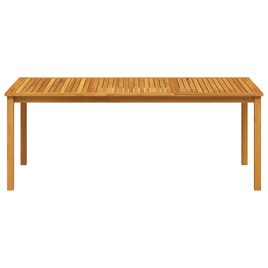 Mesa de jardim 200x100x74 cm madeira de acácia maciça
