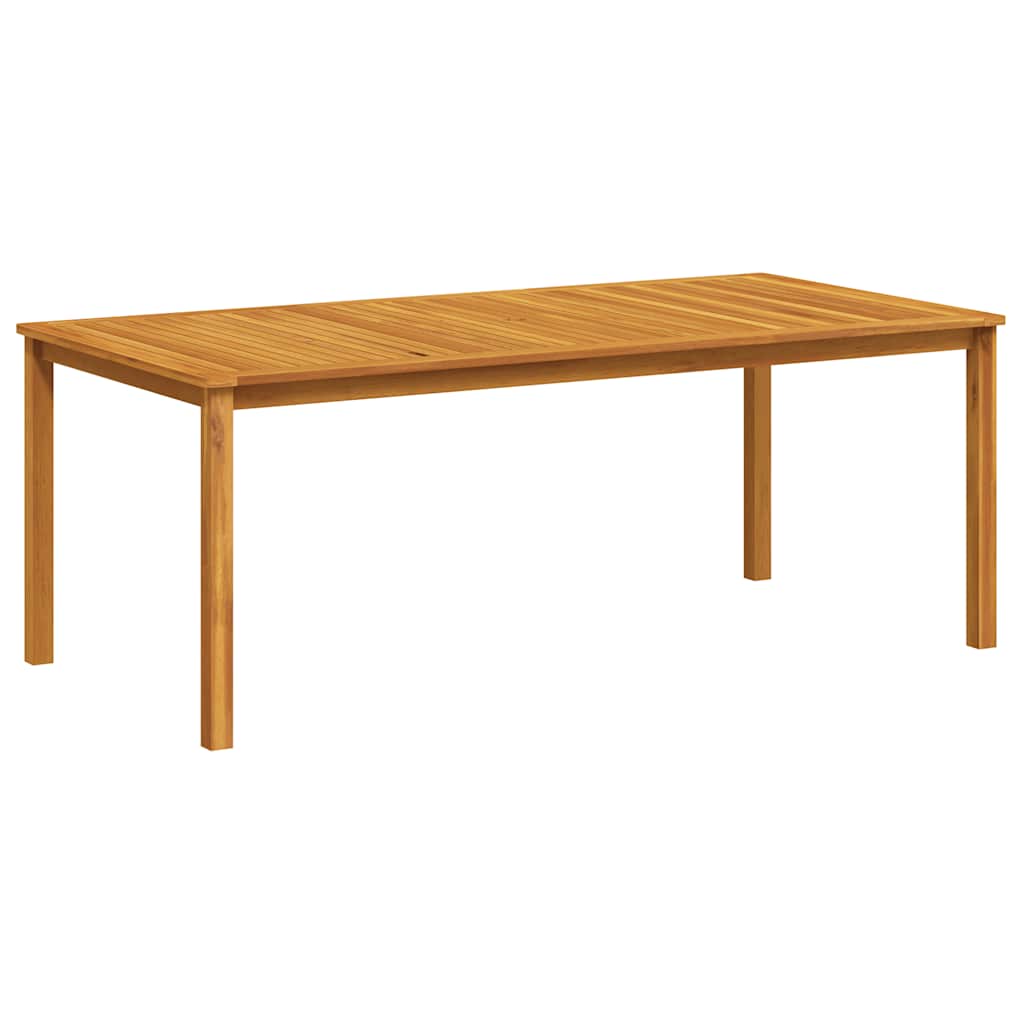 Mesa de jardim 200x100x74 cm madeira de acácia maciça