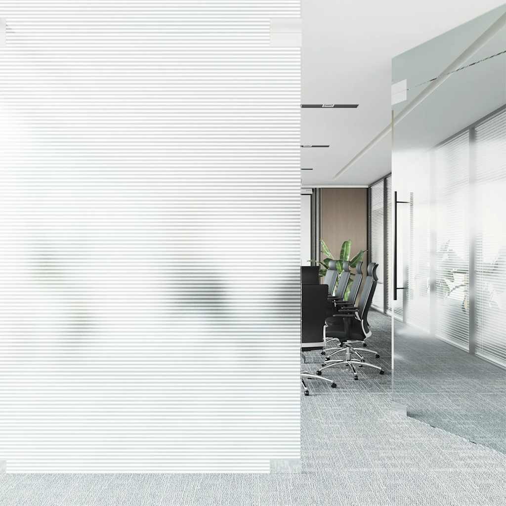 Película para janela fosca 0,9x50 m PVC design às riscas