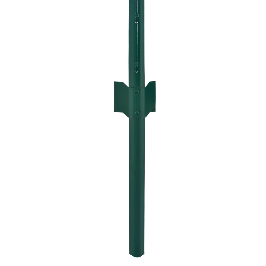 Cerca de arame com postes aço 25x2 m verde