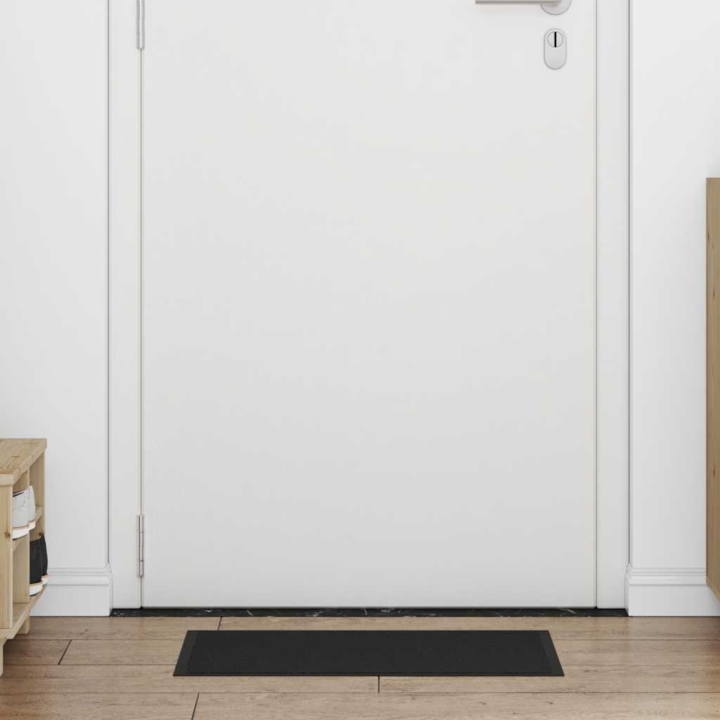 Tapete de porta 40x60 cm preto