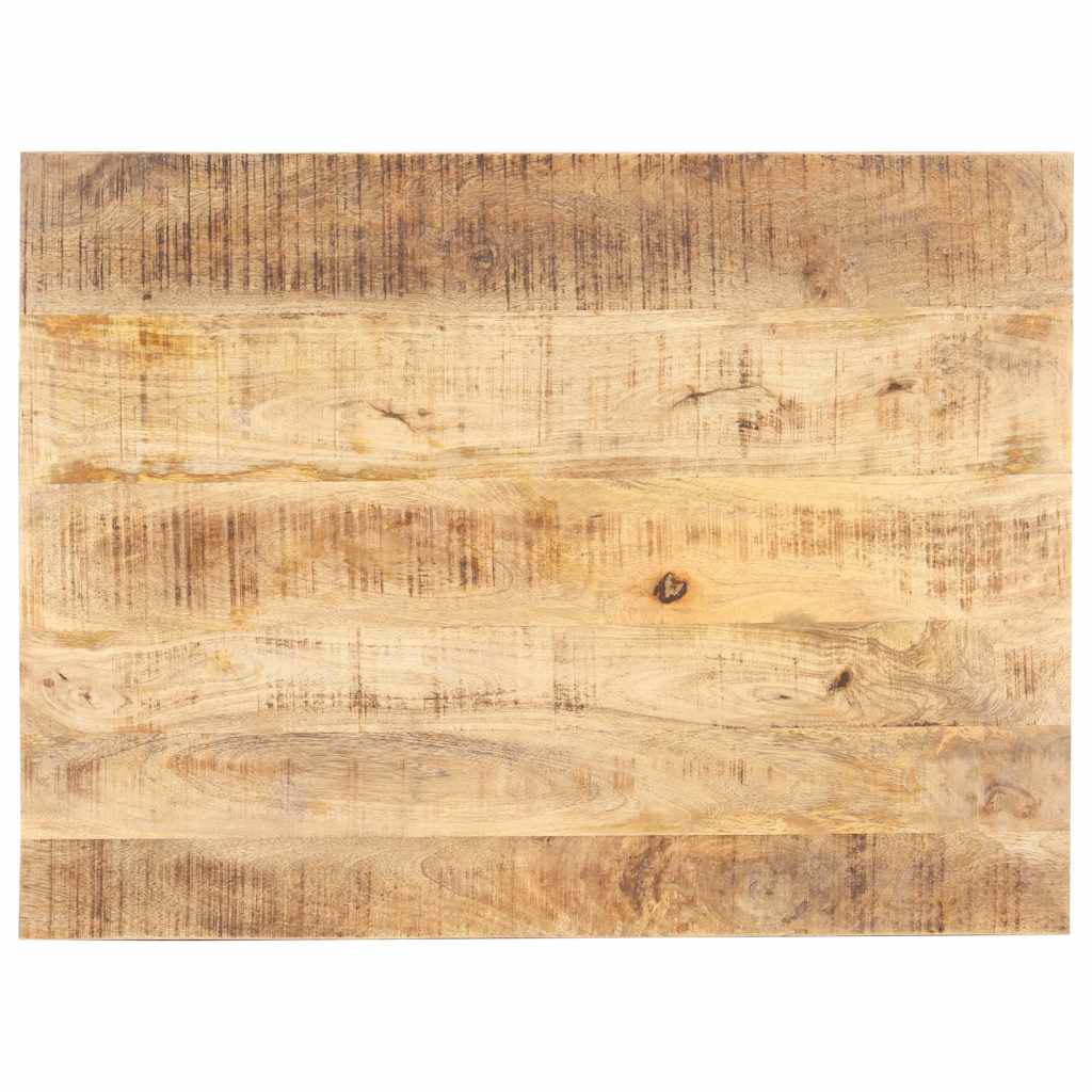 Tampo de mesa madeira de mangueira maciça 15-16 mm 80x70 cm