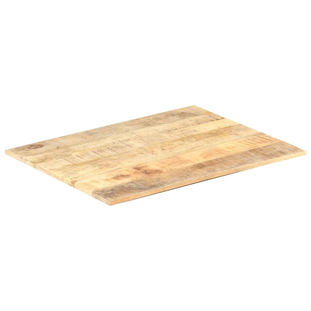 Tampo de mesa madeira de mangueira maciça 15-16 mm 80x70 cm