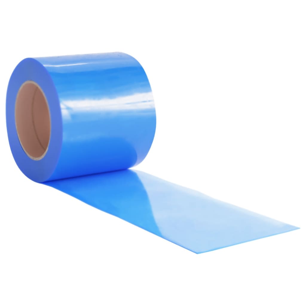 Cortina de porta 200 mm x 1,6 mm 10 m PVC azul