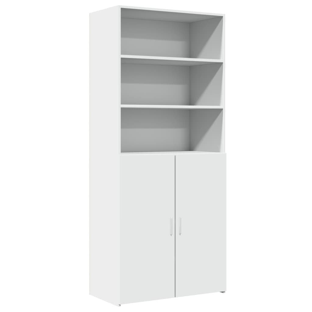 Armário alto 80x42,5x185 cm deriv. de madeira branco