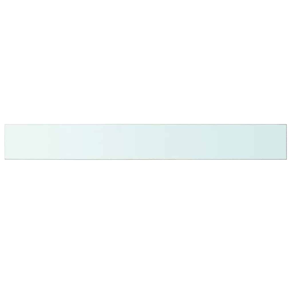 Prateleiras 2 pcs 100x12 cm vidro transparente
